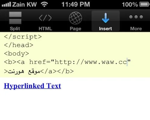 Add Hyperlink