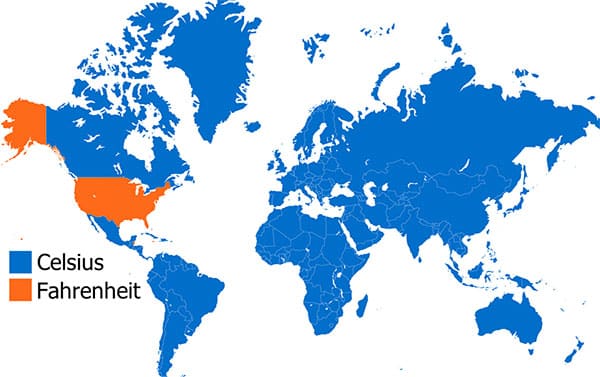 Celsius vs Fahrenheit