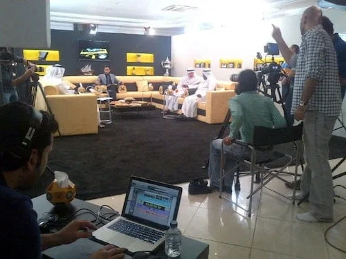 اثناء عمل للقاء بداخل قناة قدساوي الرياضية IMG 20121205 WA003