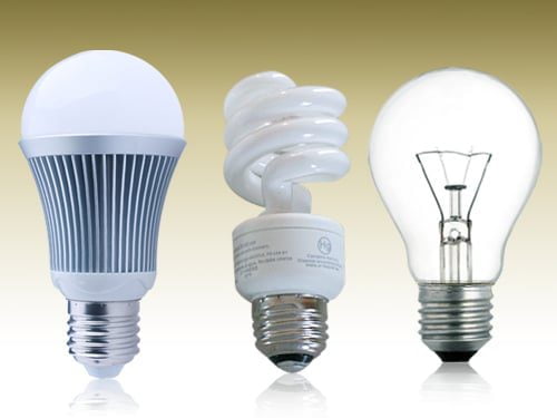 LED Bulbs VS CFL Bulbs VS Incandescent Bulbs