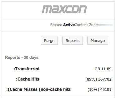 MaxCDN Active Zone