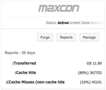 اقوم حاليا بتجربة خدمة جديدة لزيادة سرعة الموقع 7 MaxCDN Active Zone