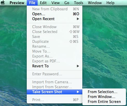طريقة تصوير شاشة الماك بإستخدام برنامج الصور الإفتراضي Preview