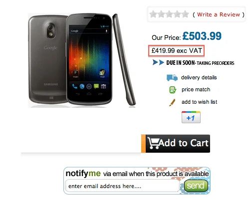 Samsung Galaxy Nexus 16GB Samsung Galaxy Nexus 16GB