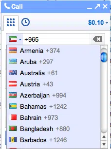 تسعيرة المكالمات في قوقل Screen shot 2010 08 26 at 8.07.36 PM