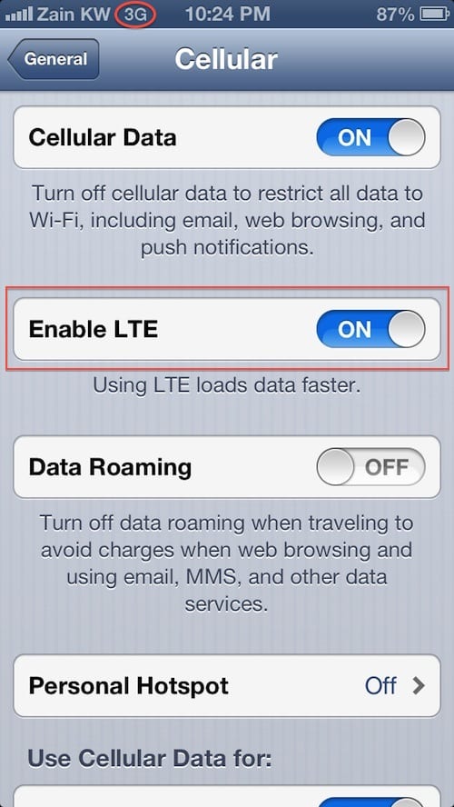 ZAIN LTE/4G