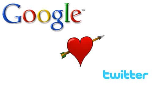 google and twitter