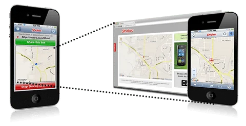 مشاركة المكان عبر الآيفون iphone map app