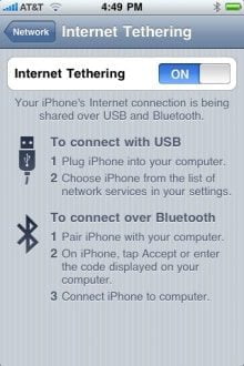 tethering