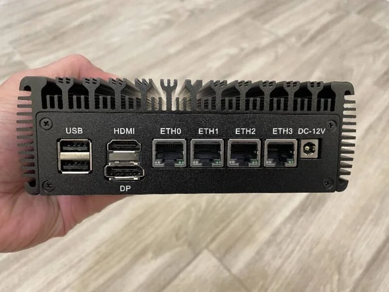 Micro Firewall Appliance front side Micro Firewall Appliance front side