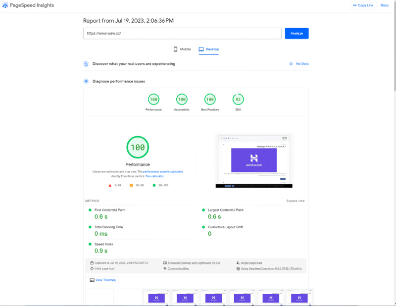 PageSpeed Insights